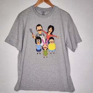 🌻3 for $18 Bob's Burgers Gray T Shirt Men's Size Medium